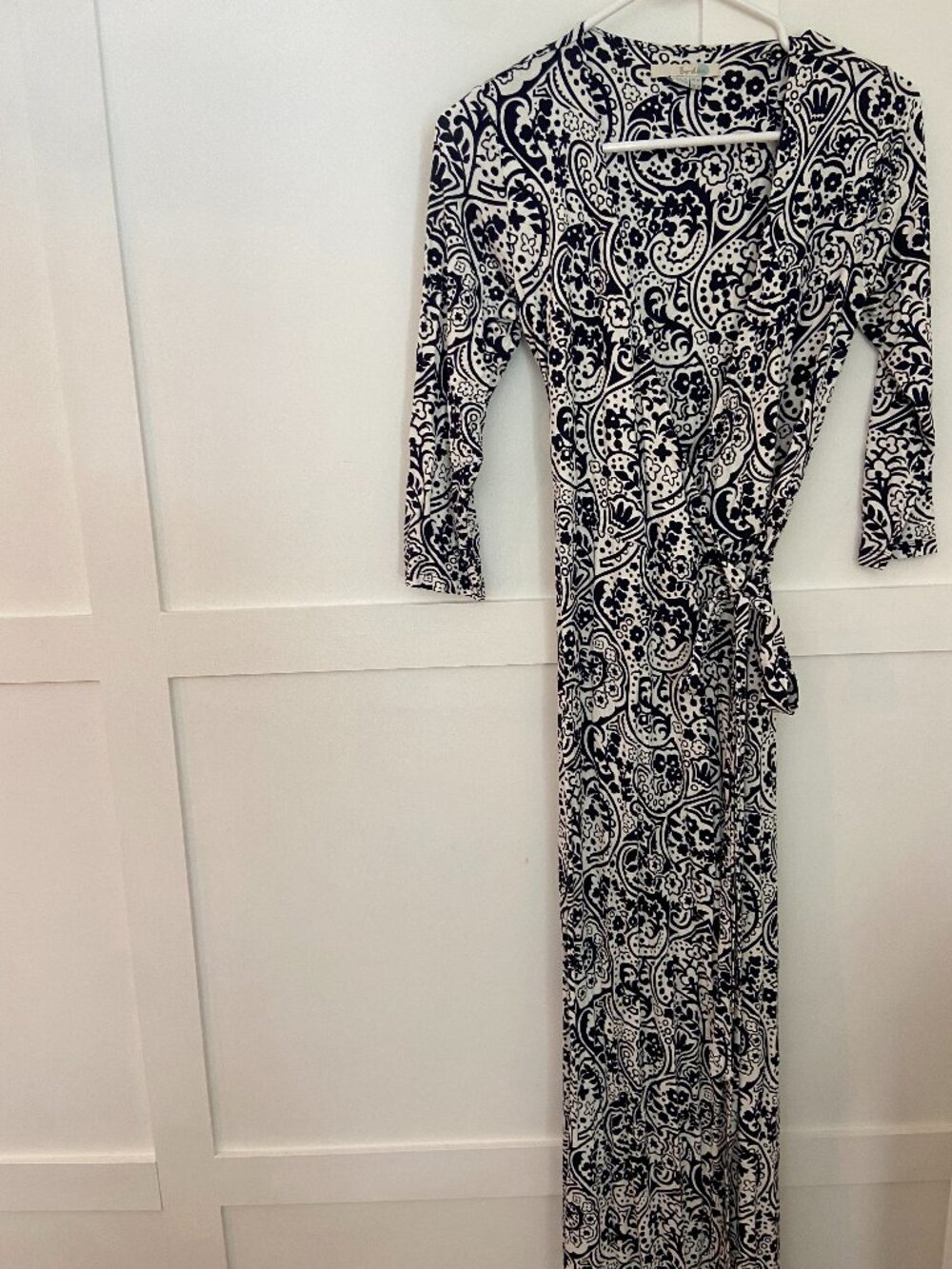 Boden Jersey Maxi Wrap Dress